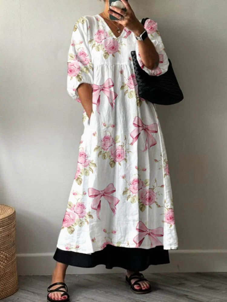 Klassisch gestaltete Kleid