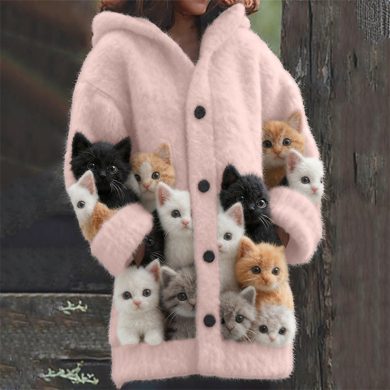 Durchdacht designte Strickjacke