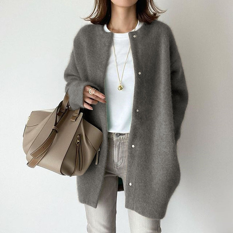 Zeitloser Vintage-Stil Strickjacke