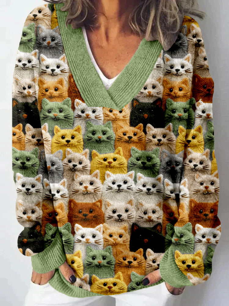Zeitloser Vintage-Stil Pullover