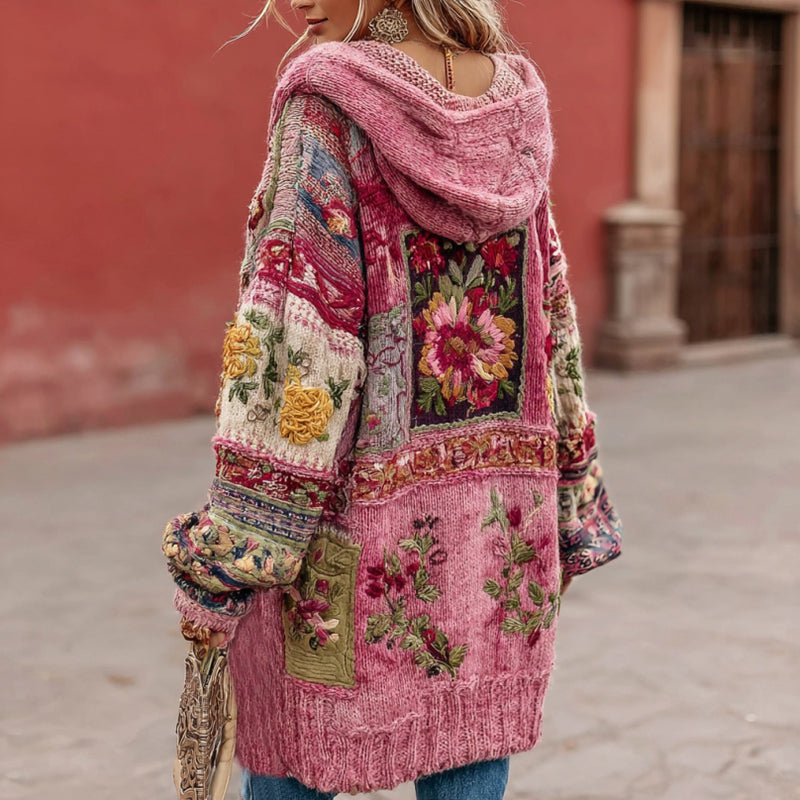 Wunderschön gefertigte Strickjacke
