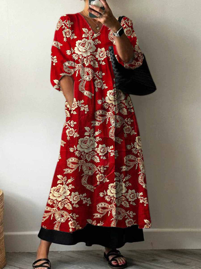 Klassisch gestaltete Kleid