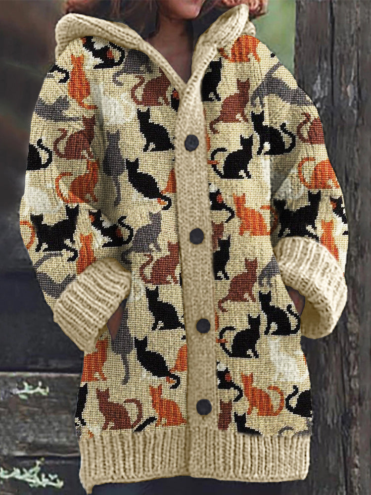 Anmutig gestaltete Strickjacke