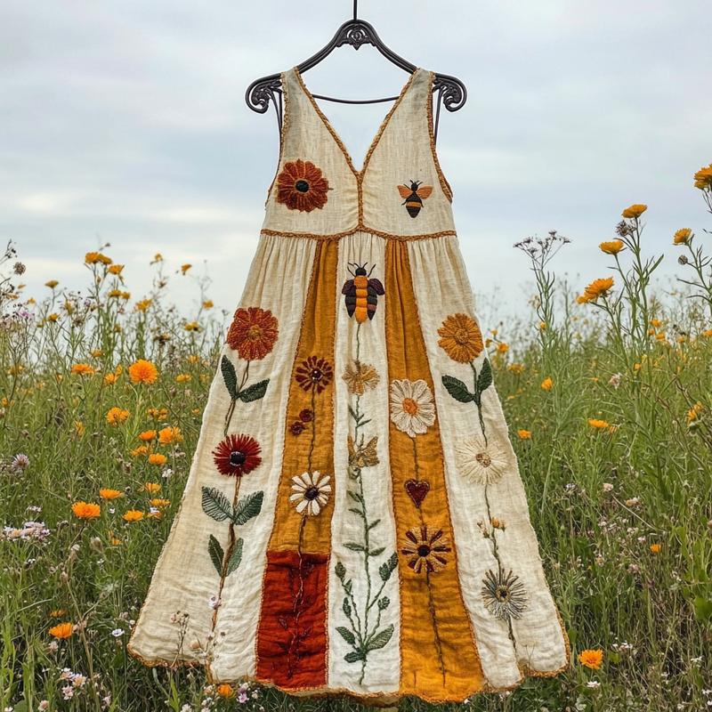 Klassisch gestaltete Kleid