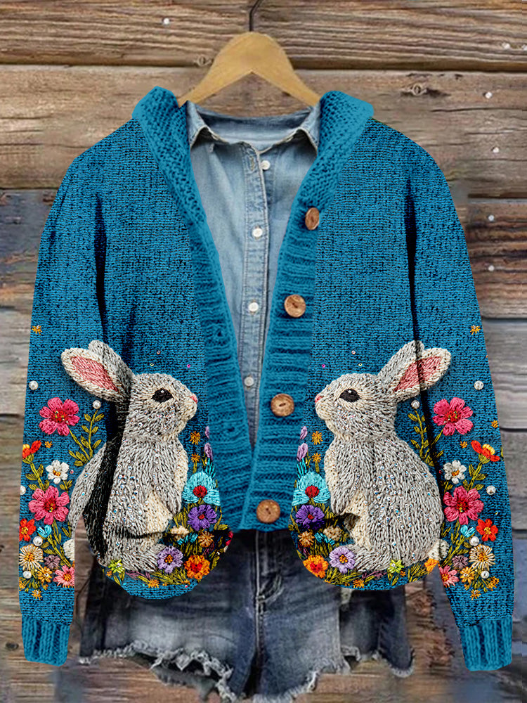 Anmutig gestaltete Strickjacke