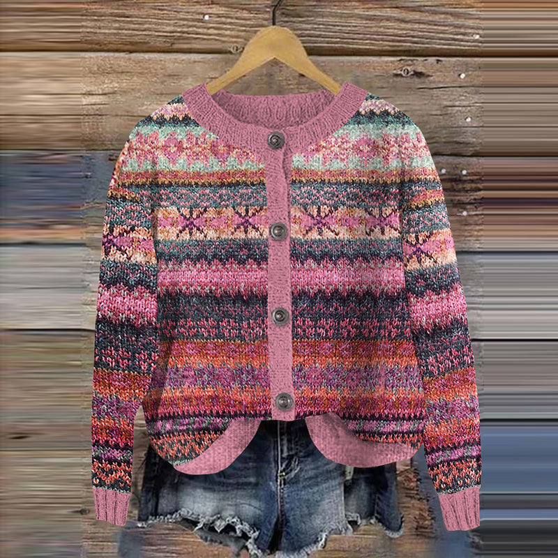 Anmutig gestaltete Strickjacke