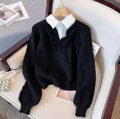 Zeitloser Vintage-Stil Pullover