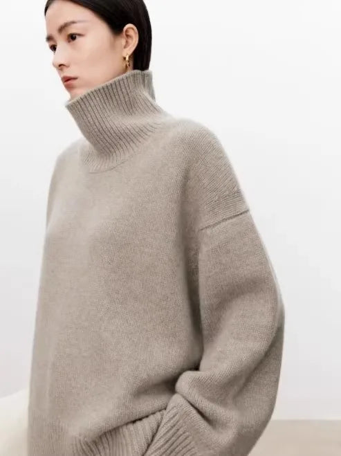 MW | MW – gemütlicher gestrickter Midi-Pullover