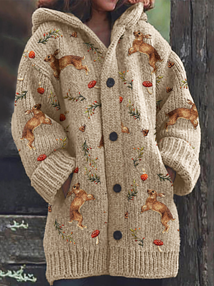 Klassisch gestaltete Strickjacke