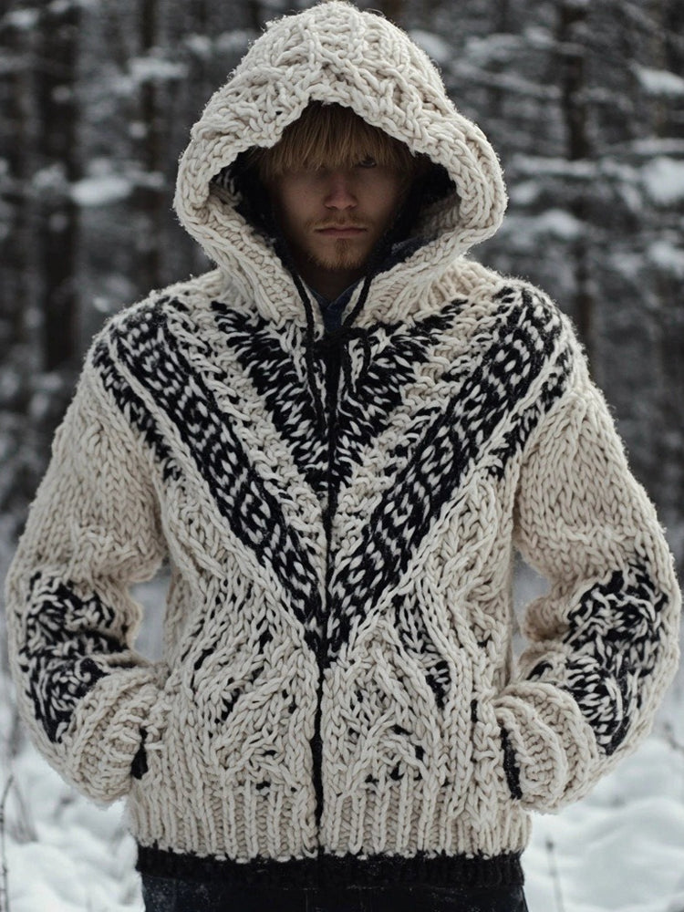 Klassische Vintage Strickjacke