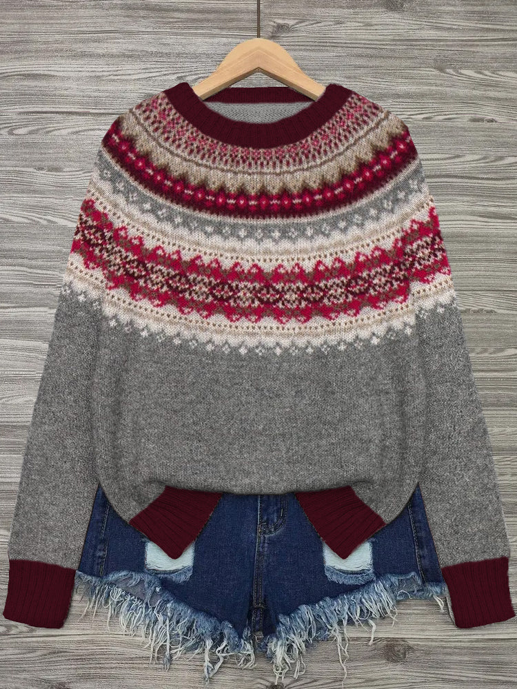 Zeitloser Vintage-Stil Pullover