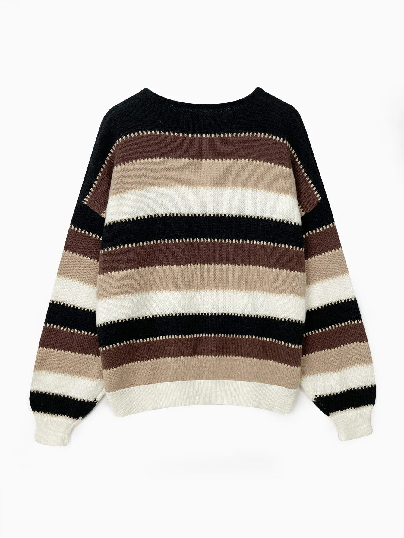 MW | Gestreifter Strickpullover
