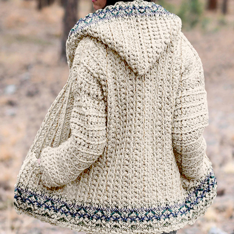 Klassische Vintage Strickjacke