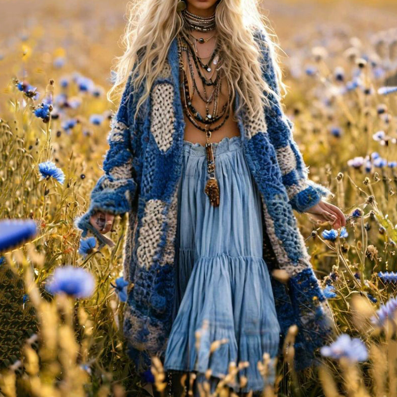 Elegant gestaltete Strickjacke