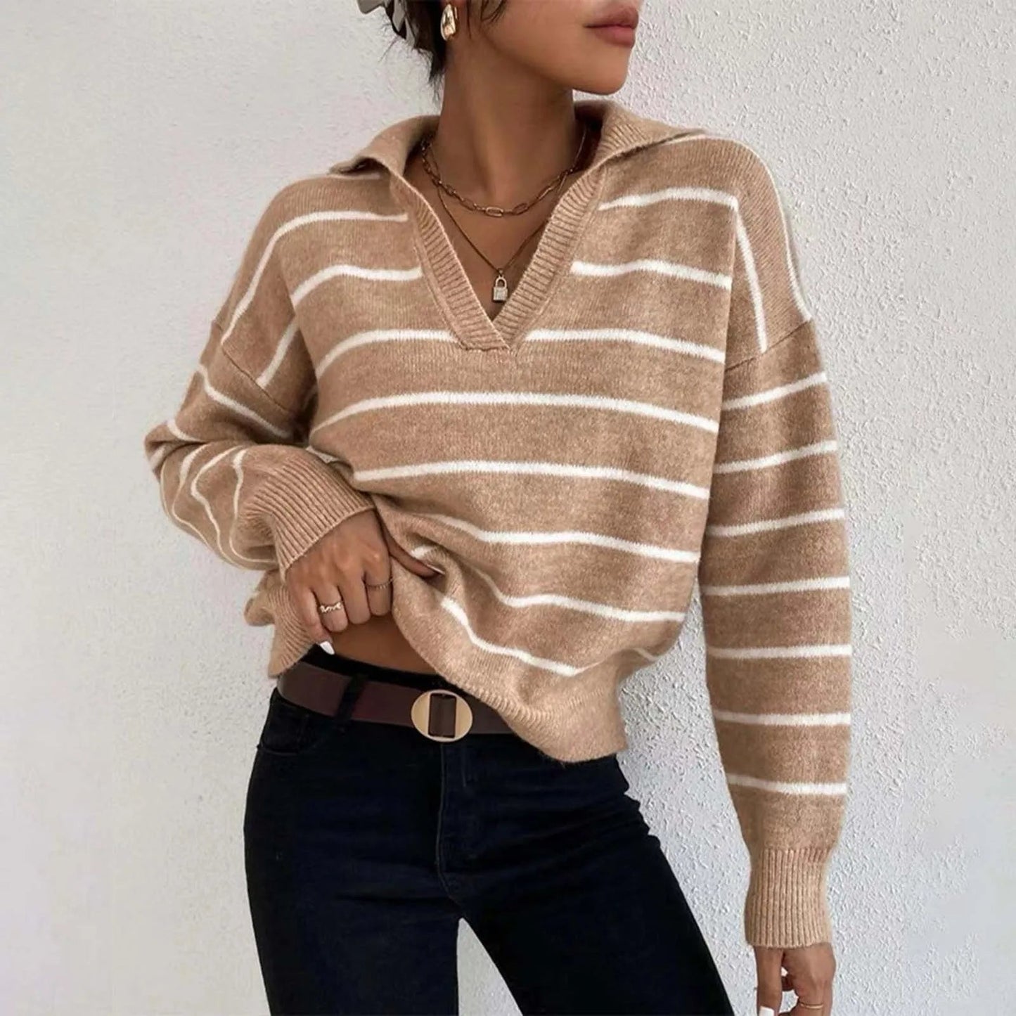 Zeitloser Vintage-Stil Pullover