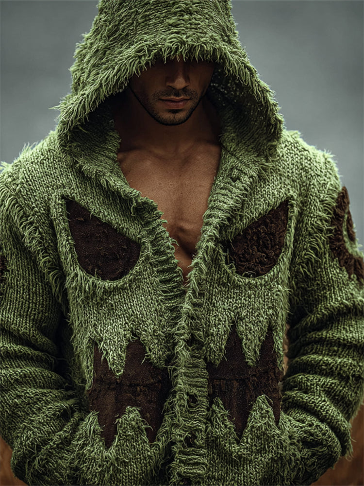 Anmutig gestaltete Strickjacke