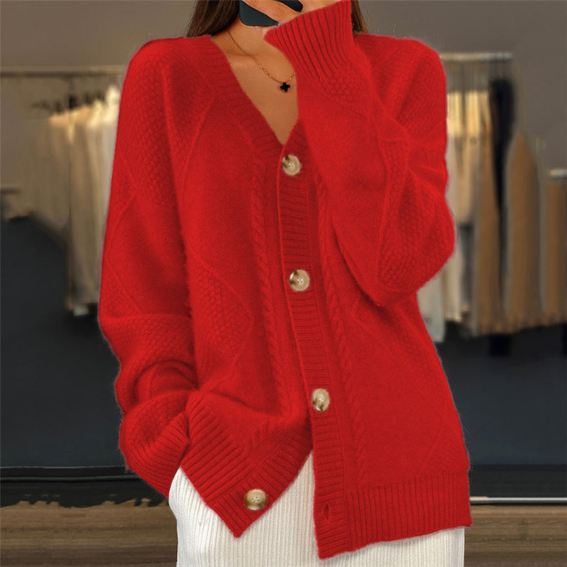 Klassische Vintage Strickjacke