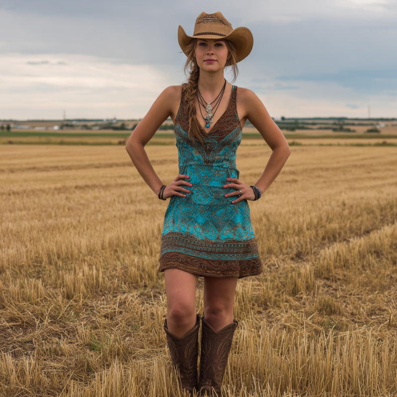 Klassische Vintage Kleid