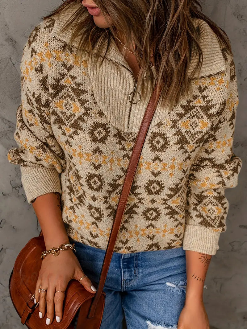 Zeitloser Vintage-Stil Pullover