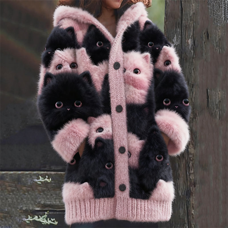 Anmutig gestaltete Strickjacke