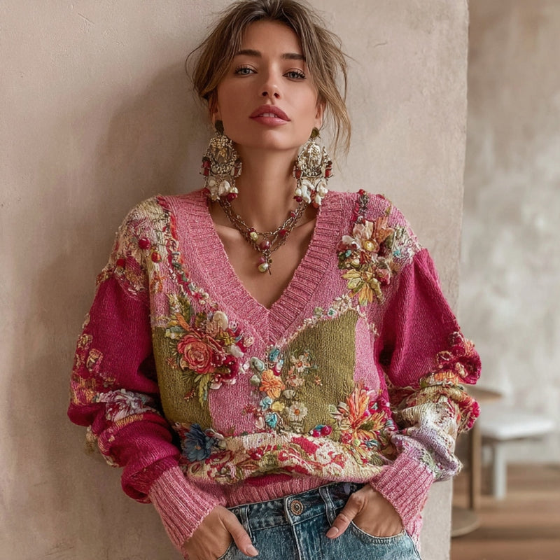 Zeitloser Vintage-Stil Pullover