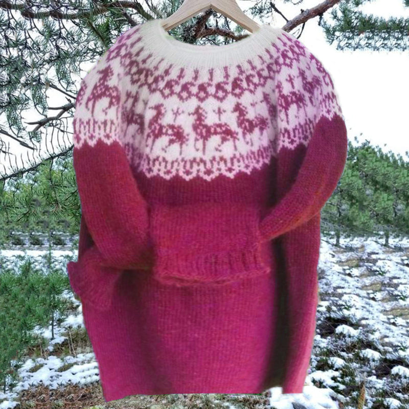 Zeitloser Vintage-Stil Pullover