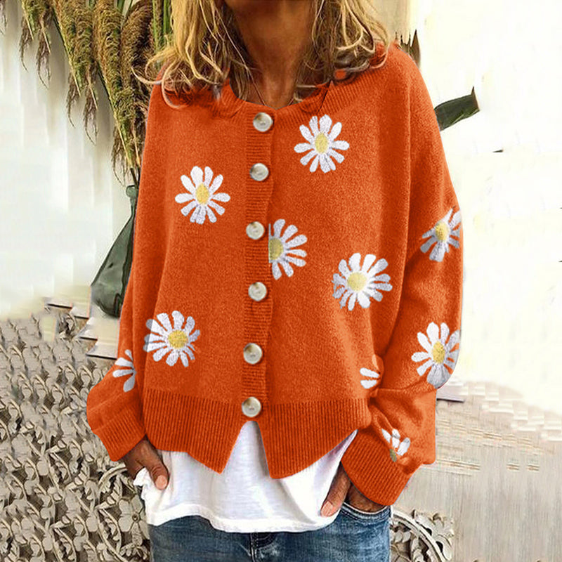 Durchdacht gestaltete Strickjacke