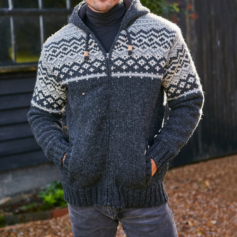 Anmutig gestaltete Strickjacke