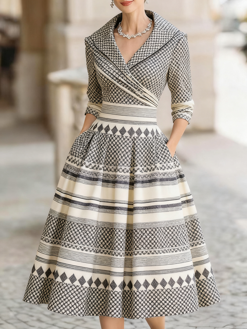 Zeitloser Vintage-Stil Kleid