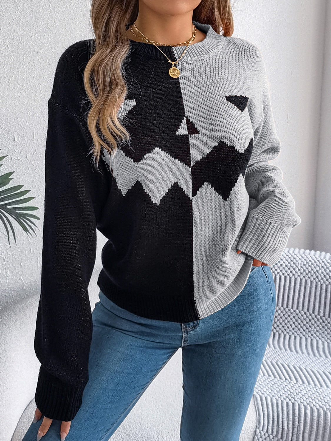 Klassisch gestaltete Pullover