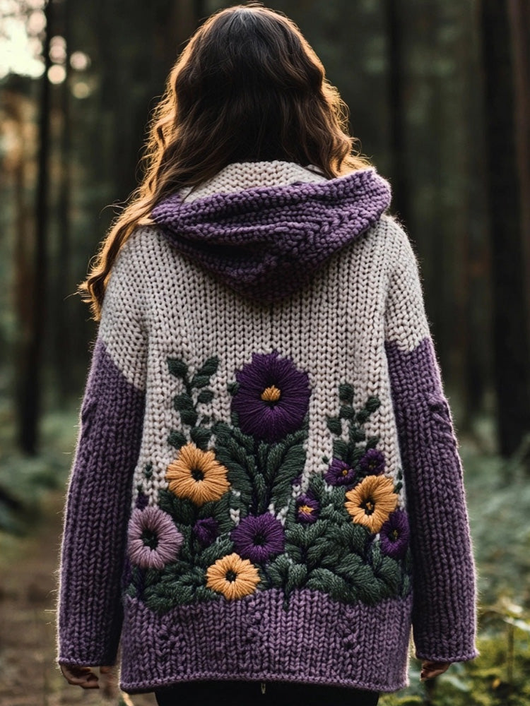 Zeitloser Vintage-Stil Strickjacke