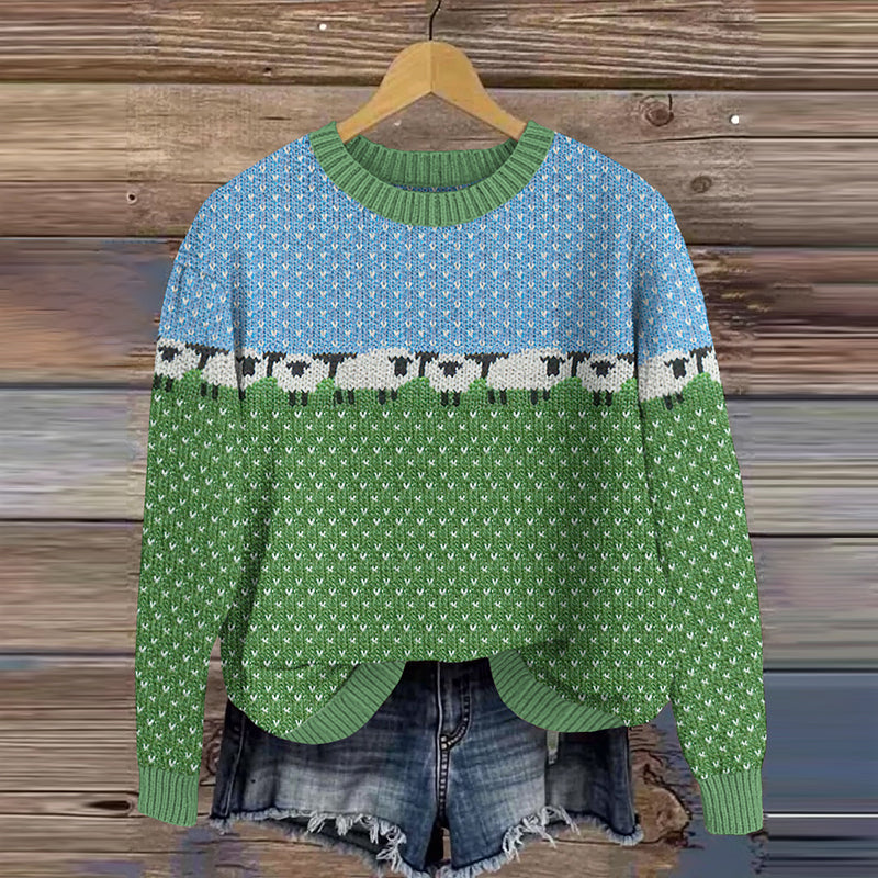 Elegant gestaltete Strickjacke