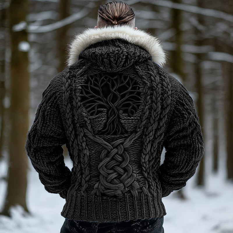 Anmutig gestaltete Strickjacke