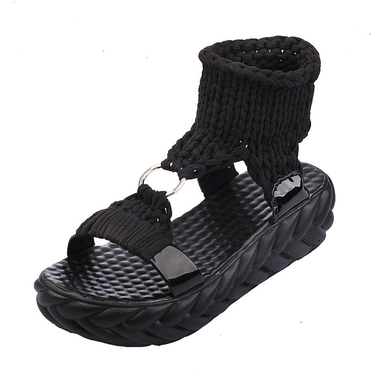Klassische Orthopädische Sandalen mit zeitlosem Stil