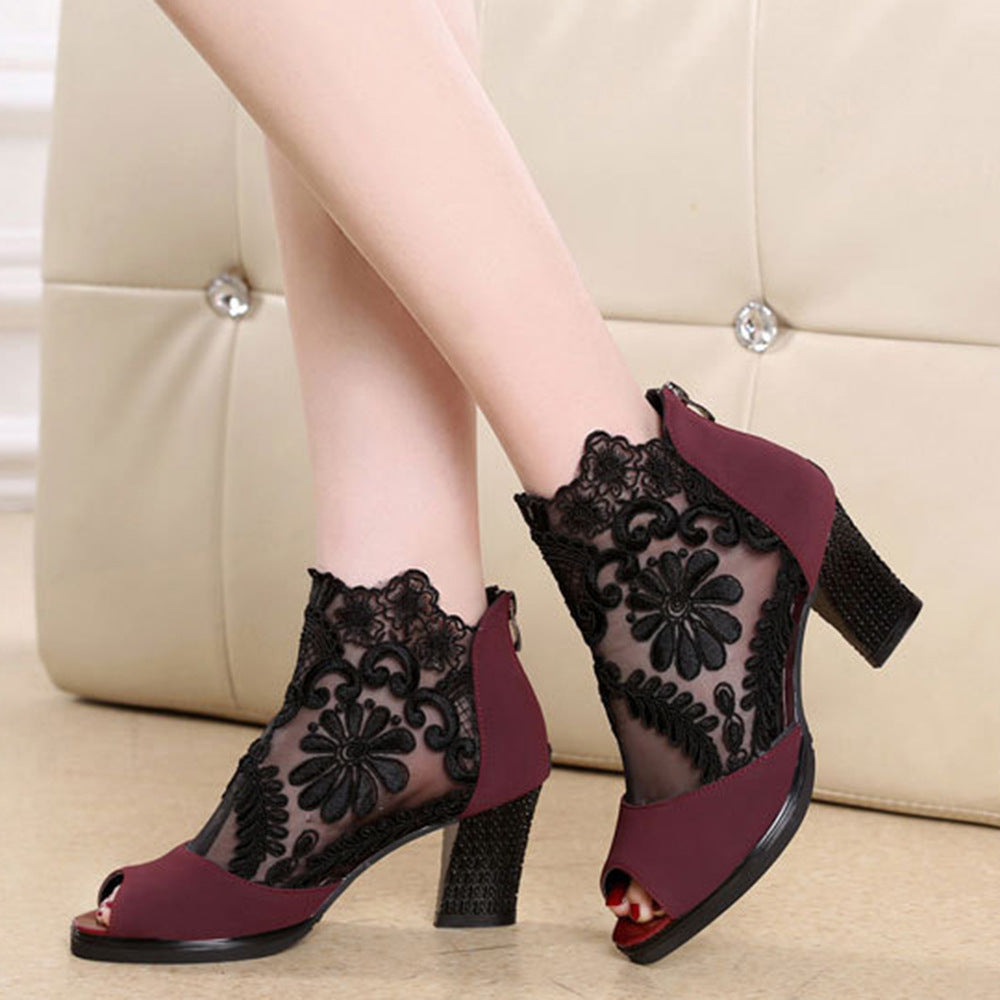 Vintage inspirierte Orthopädische Sandalen