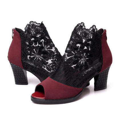 Vintage inspirierte Orthopädische Sandalen