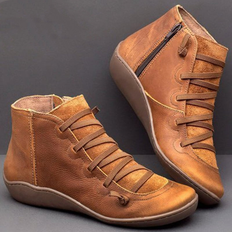 MW | Frauen Schuhe Mode Leder Stiefelette