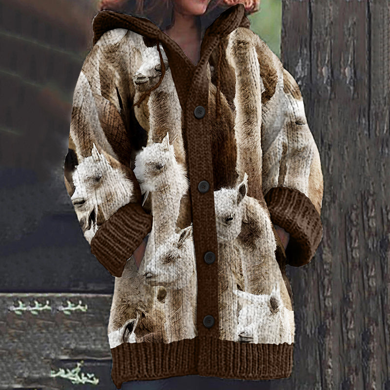 Zeitloser Vintage-Stil Strickjacke