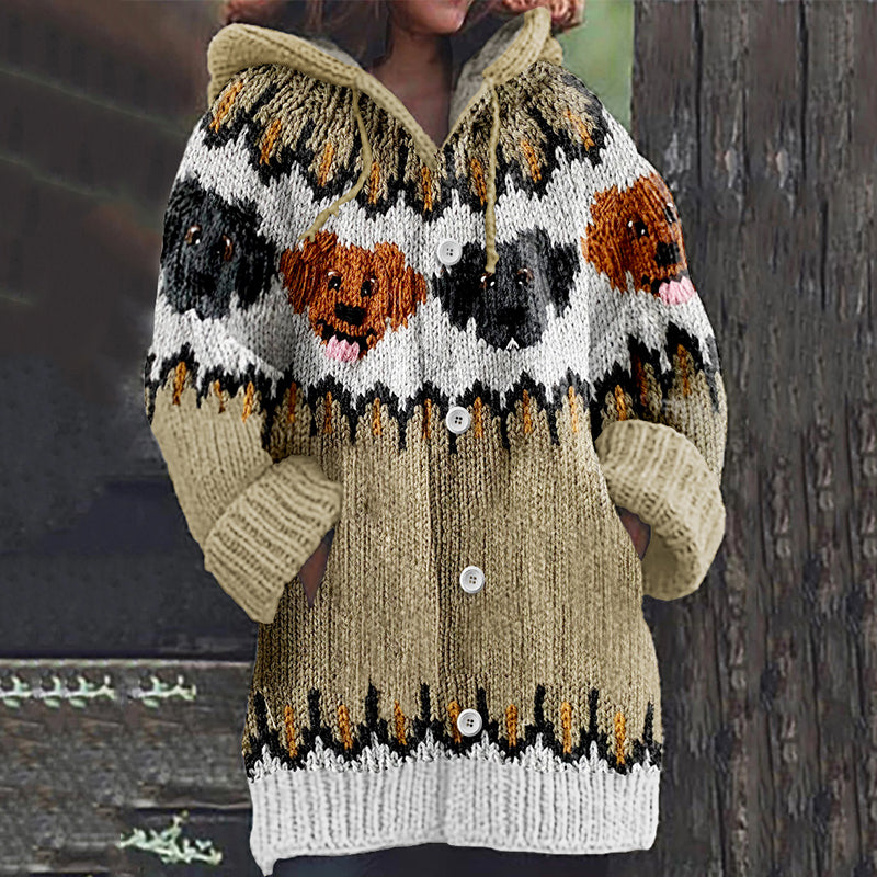 Wunderschön gefertigte Strickjacke