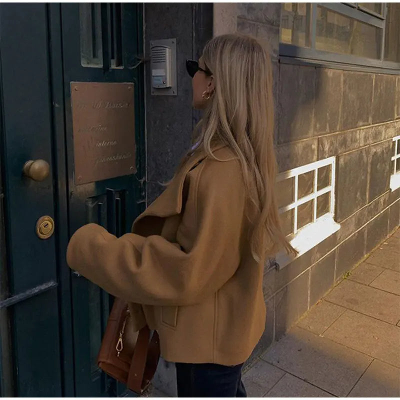 MW | Übergroße Jacke aus Wolle