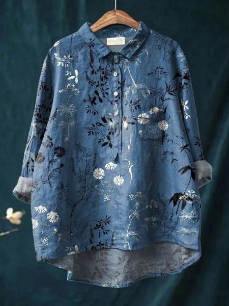 MW | Elegante und vielseitige Blumenbluse