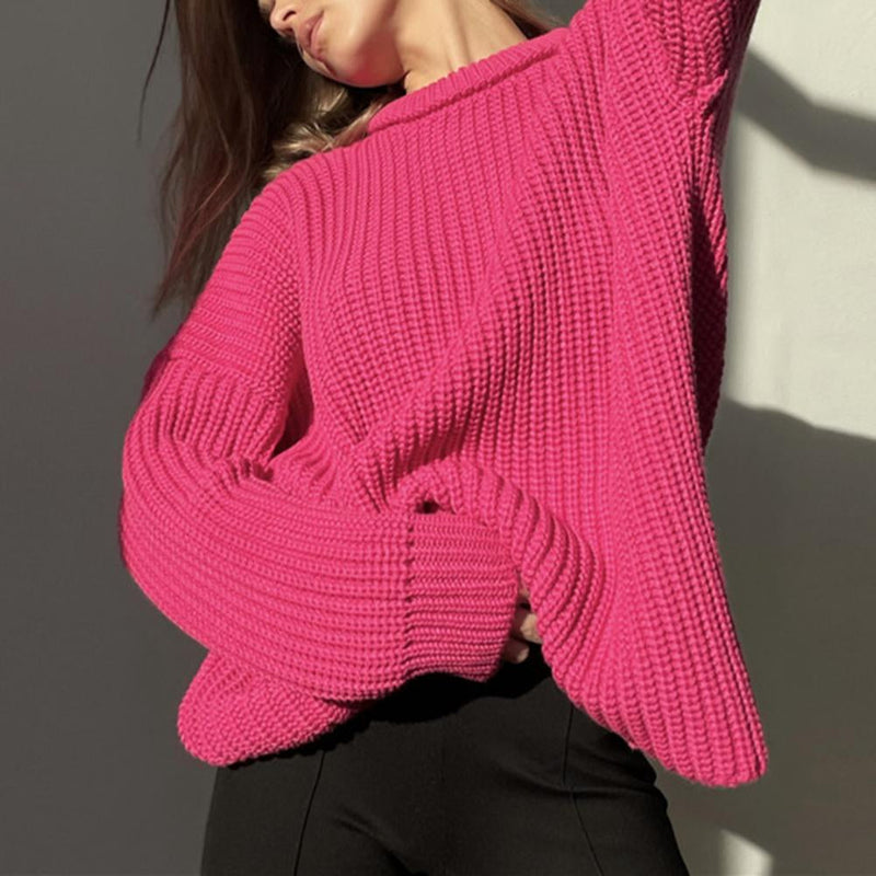 MW | Kuscheliger Strickpullover mit Rundhalsausschnitt