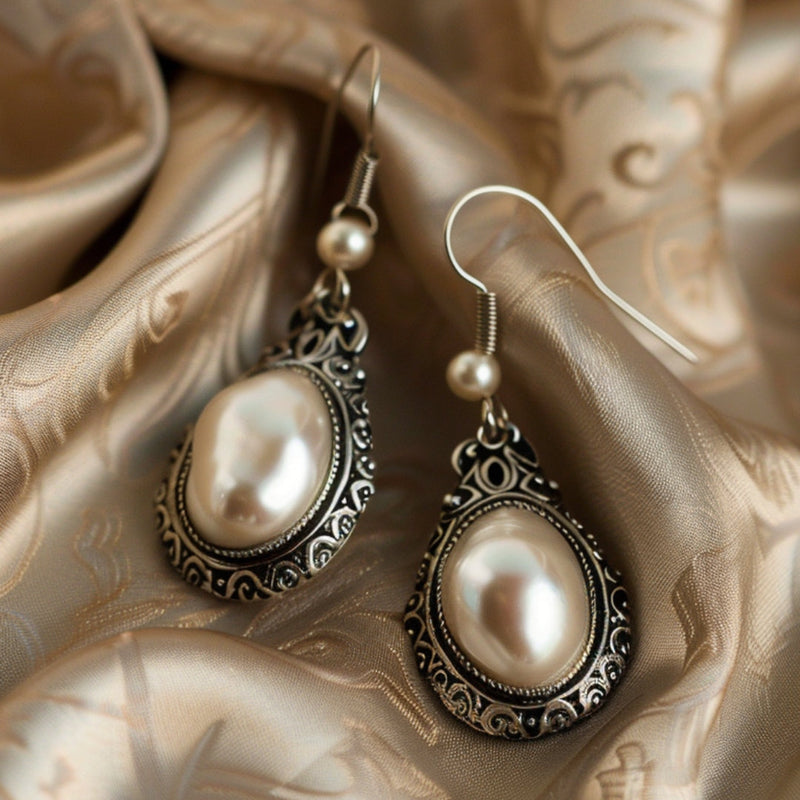 Schöne Silber Ohrring mit einzigartigem Stil