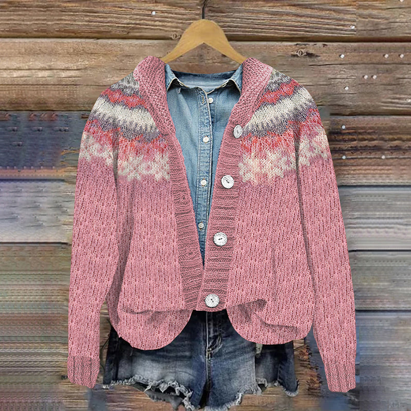 Wunderschön gefertigte Strickjacke