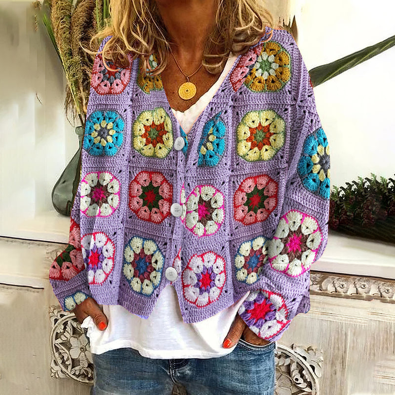 Elegant gestaltete Strickjacke