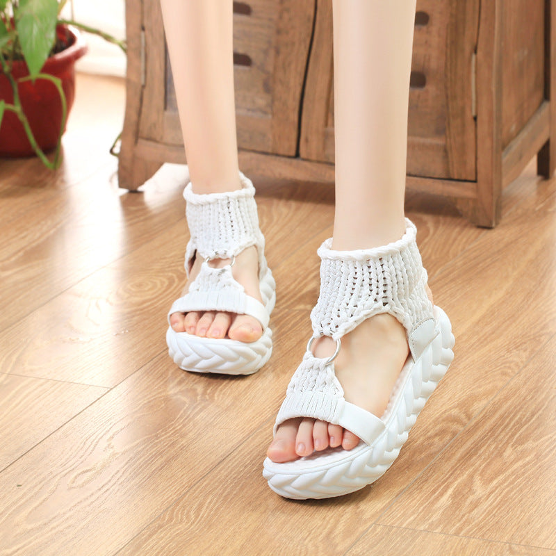 Vintage inspirierte Orthopädische Sandalen