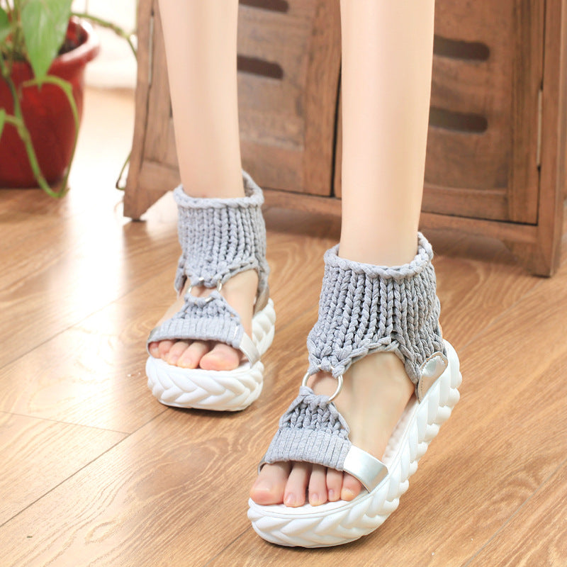Vintage inspirierte Orthopädische Sandalen
