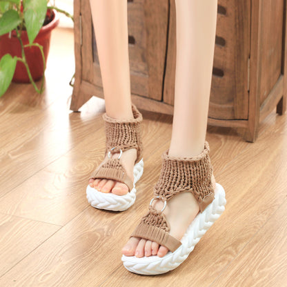 Vintage inspirierte Orthopädische Sandalen