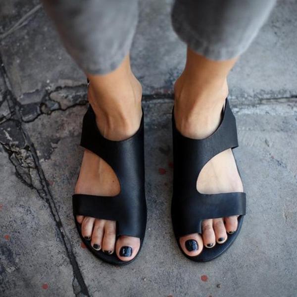 Vintage inspirierte Orthopädische Sandalen