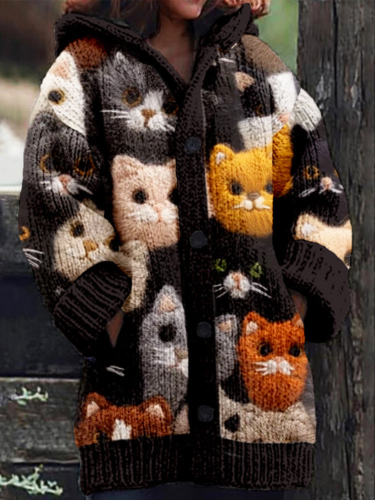 Vintage inspirierte Strickjacke